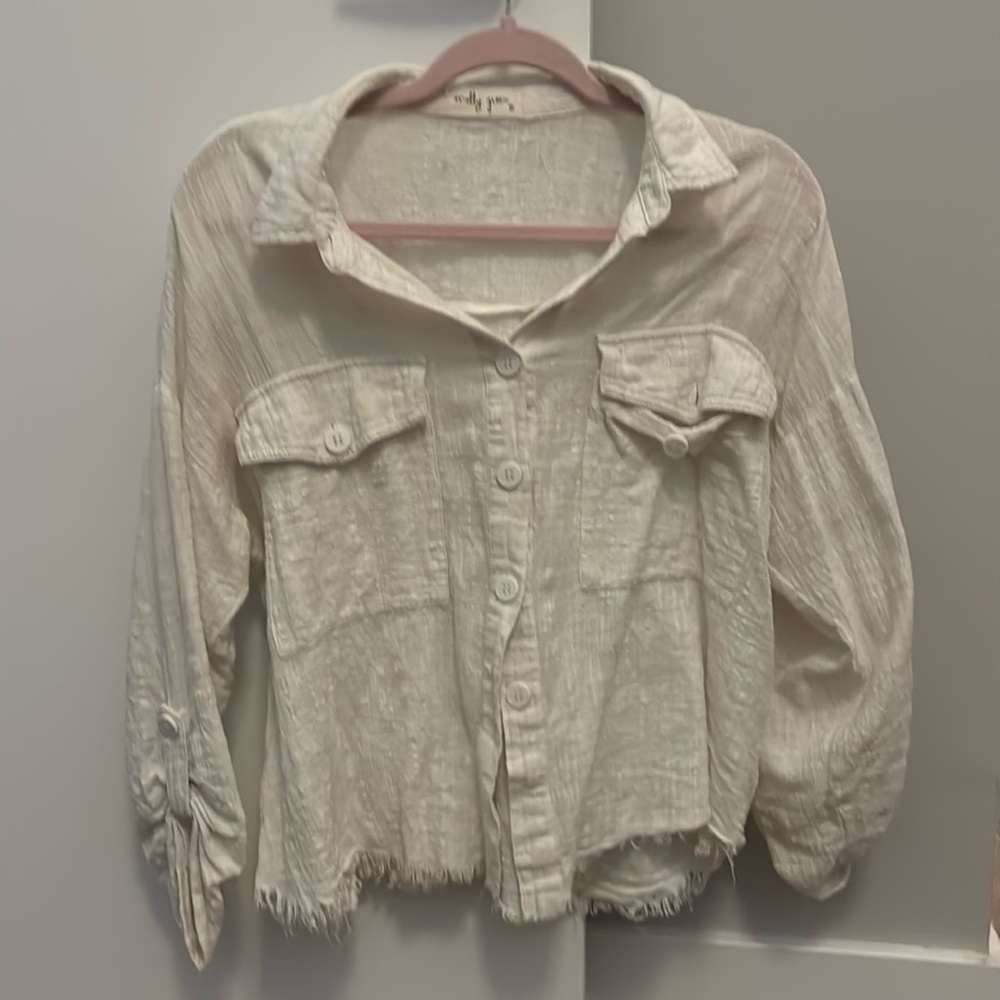 Lightweight Linen Button Up